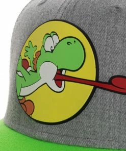 Under The Sea Collectibles Super Mario Yoshi Curved Bill Snapback