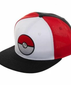 Under The Sea Collectibles Pokemon Pokeball Colorblock Flat Bill Snapback