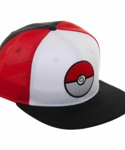 Under The Sea Collectibles Pokemon Pokeball Colorblock Flat Bill Snapback