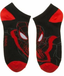 Under The Sea Collectibles Marvel Miles Morales 5 Pair Ankle Socks