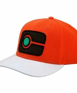 Under The Sea Collectibles Pokemon Ash Ketchum Journeys Embroidered Pre-Curved Snapback