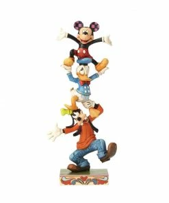 Under The Sea Collectibles Mickey, Donald, And Goofy "Teetering Tower" - Disney Traditions Figurine