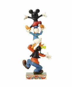 Under The Sea Collectibles Mickey, Donald, And Goofy "Teetering Tower" - Disney Traditions Figurine