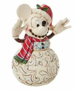 Under The Sea Collectibles Mickey Christmas "Snowy Smiles" - Disney Traditions Figurine