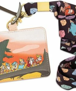 Under The Sea Collectibles Disney Seven Dwarfs Loungefly Lanyard With Cardholder