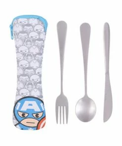 Under The Sea Collectibles Marvel Captain America Cutlery Set