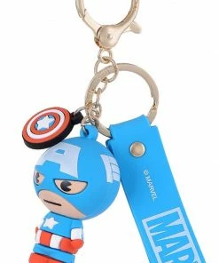 Under The Sea Collectibles Marvel Captain America Bag Charm Keychain