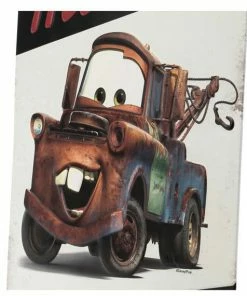 Under The Sea Collectibles Cars Tow Mater Mechanic Embossed Metal Sign
