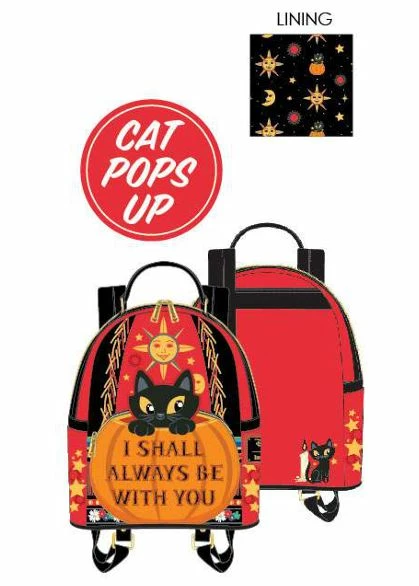 Under The Sea Collectibles Hocus Pocus Dani Binx Loungefly Mini Backpack 3 Under The Sea Collectibles Hocus Pocus Dani Binx Loungefly Mini Backpack