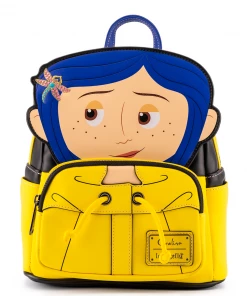 Under The Sea Collectibles Coraline Raincoat Loungefly Mini Backpack