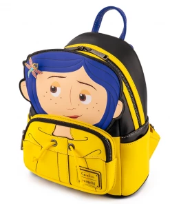 Under The Sea Collectibles Coraline Raincoat Loungefly Mini Backpack
