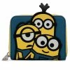 Under The Sea Collectibles Classic Cartoons Minions Triple Minions Bello Loungefly Wallet