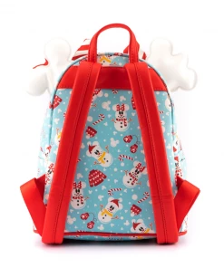 Under The Sea Collectibles Disney Snowman Mickey Minnie AOP Loungefly Mini Backpack & Headband Combo