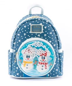 Under The Sea Collectibles Disney Snow Globe Mickey And Minnie Loungefly Mini Backpack