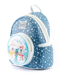 Under The Sea Collectibles Disney Snow Globe Mickey And Minnie Loungefly Mini Backpack