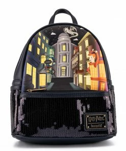 Under The Sea Collectibles Harry Potter Diagon Alley Sequin Loungefly Mini Backpack