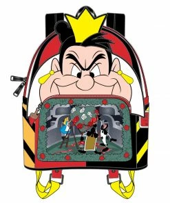 Under The Sea Collectibles Disney Villains Scene Queen Of Hearts Loungefly Mini Backpack
