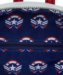 Under The Sea Collectibles Marvel Falcon Captain America Cosplay Loungefly Mini Backpack