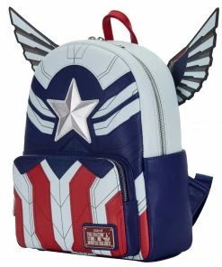 Under The Sea Collectibles Marvel Falcon Captain America Cosplay Loungefly Mini Backpack