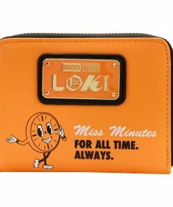 Under The Sea Collectibles Loki TVA Miss Minutes Loungefly Wallet Marvel