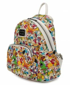 Under The Sea Collectibles Classic Cartoons Nickelodeon Rewind Gang AOP Loungefly Mini Backpack