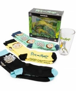 Under The Sea Collectibles Rick And Morty Sock Bundle Classic Cartoons