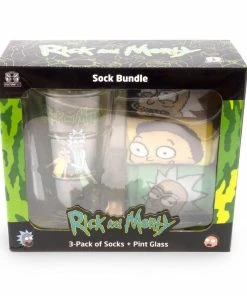 Under The Sea Collectibles Rick And Morty Sock Bundle Classic Cartoons