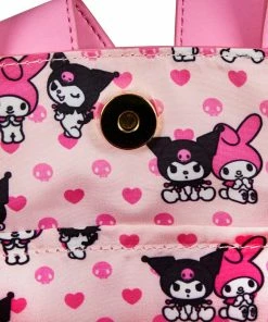 Under The Sea Collectibles Hello Kitty & Sanrio Sanrio My Melody & Kuromi Double Sided Pocket Loungefly Crossbody