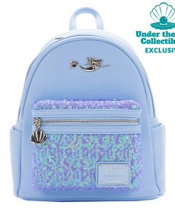 Notify Me - Little Mermaid Ariel Sequins Loungefly Mini Backpack (Under The Sea Collectibles Exclusive) Disney