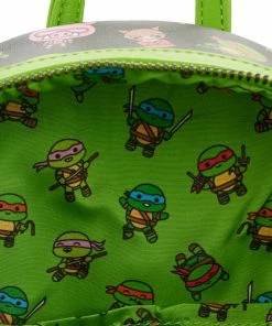 Under The Sea Collectibles Classic Cartoons Teenage Mutant Ninja Turtles Sewer Loungefly AOP Mini Backpack