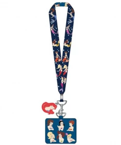 Under The Sea Collectibles Disney The Little Mermaid Sisters Loungefly Lanyard With Cardholder