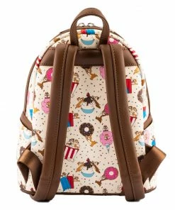 Under The Sea Collectibles Disney Chip And Dale Snackies Loungefly AOP Mini Backpack