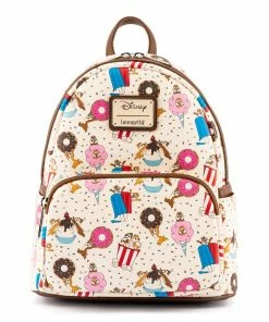 Under The Sea Collectibles Disney Chip And Dale Snackies Loungefly AOP Mini Backpack