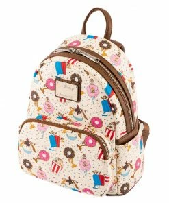 Under The Sea Collectibles Disney Chip And Dale Snackies Loungefly AOP Mini Backpack