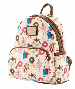 Under The Sea Collectibles Disney Chip And Dale Snackies Loungefly AOP Mini Backpack