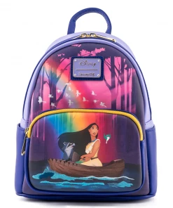 Under The Sea Collectibles Disney Pocahontas Just Around The River Bend Loungefly Mini Backpack