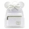 Under The Sea Collectibles Disney Minnie Sequin Wedding Loungefly Mini Backpack