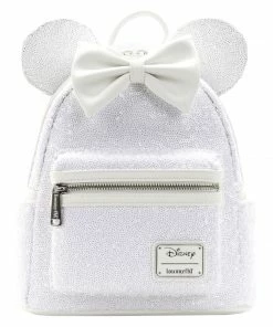 Under The Sea Collectibles Disney Minnie Sequin Wedding Loungefly Mini Backpack