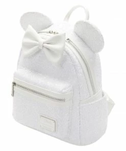 Under The Sea Collectibles Disney Minnie Sequin Wedding Loungefly Mini Backpack