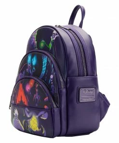 Under The Sea Collectibles Disney Villains Glow In The Dark Loungefly Triple Pocket Mini Backpack