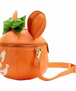Under The Sea Collectibles Pumpkin Minnie Glow Face Loungefly Crossbody