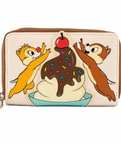 Under The Sea Collectibles Disney Chip And Dale Cherry On Top Loungefly Wallet