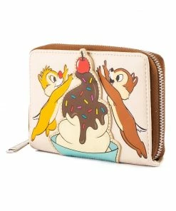 Under The Sea Collectibles Disney Chip And Dale Cherry On Top Loungefly Wallet