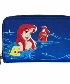 Under The Sea Collectibles Disney The Little Mermaid Ariel Fireworks Loungefly Wallet