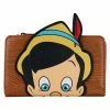 Under The Sea Collectibles Pinocchio Peeking Loungefly Wallet Disney