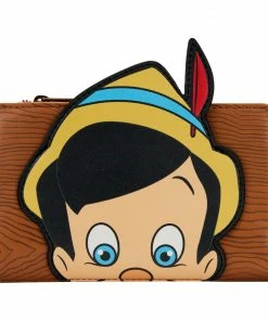 Under The Sea Collectibles Pinocchio Peeking Loungefly Wallet Disney
