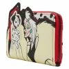 Under The Sea Collectibles 101 Dalmatians Cruella Villains Scene Loungefly Wallet