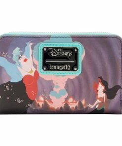 Under The Sea Collectibles Disney Little Mermaid Princess Scenes Loungefly Wallet
