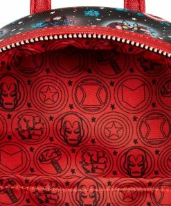 Under The Sea Collectibles Marvel Avengers Tattoo Loungefly AOP Mini Backpack
