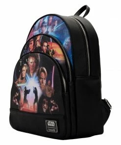 Under The Sea Collectibles Star Wars Prequel Trilogy Loungefly Triple Pocket Backpack